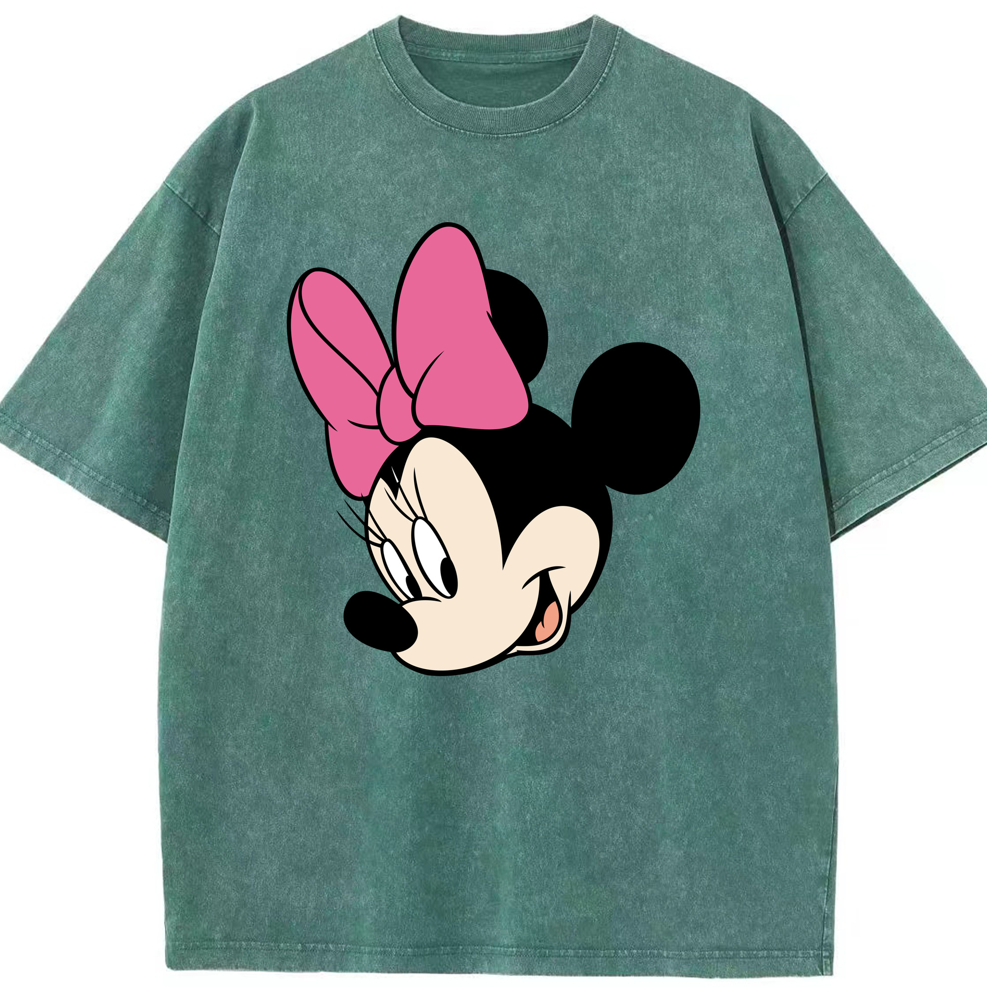 （画像用） ミッキーマウス Mickey Mouse 綿100% ヴィンテージ風 半袖Tシャツ（フロントプリント）